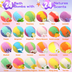 Glow-in-the-Dark Doll-Shaped Bath Bombs - Kids Bath Time Fun Set with Fizzing Bubble Foam